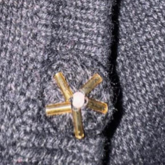 Victoria Jones Christmas Sweater Removable Faux Fur Collar Festive Holiday Wear - Picture 5 of 11